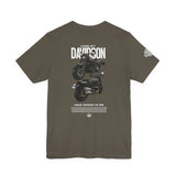 Harley Davidson Fat Bob Inspired Cruiser Motorcycle Graphic Unisex Heavy Cotton Tee Premium Biker Streetwear T Shirt for Riders Enthusiasts Everyday Wear