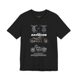 Harley Davidson FXDR Inspired Power Cruiser Motorcycle Graphic Unisex Heavy Cotton Tee Premium Streetwear T Shirt for Riders Bikers Enthusiasts Bold Everyday Wear