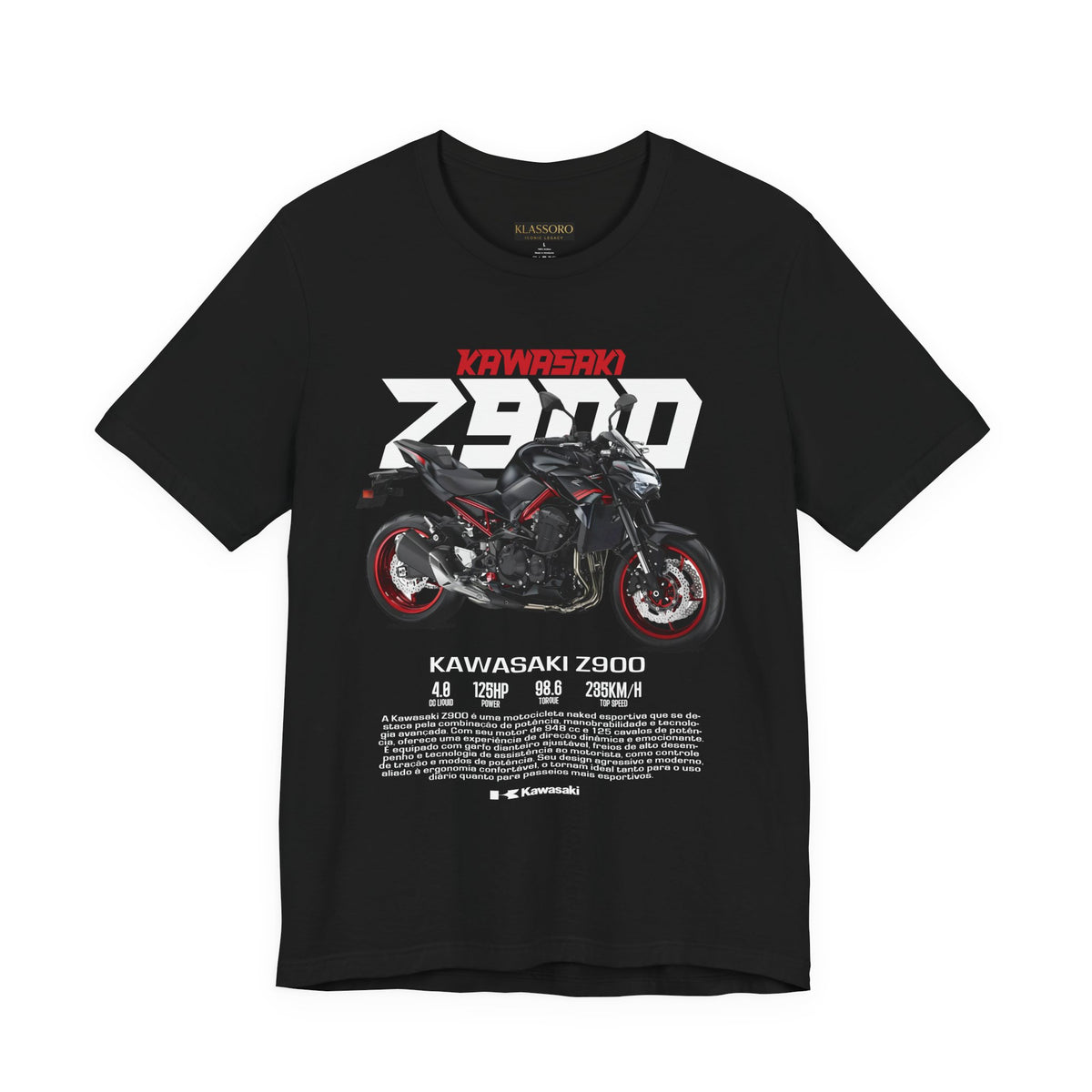 Z900 Streetfighter Blueprint Unisex Heavy Cotton Tee Naked Bike Inspired Performance Motorcycle Graphic Streetwear Gift Red