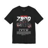 Z900 Streetfighter Blueprint Unisex Heavy Cotton Tee Naked Bike Inspired Performance Motorcycle Graphic Streetwear Gift Red