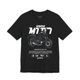 Yamaha MT 07 Inspired Naked Bike Motorcycle Graphic Unisex Heavy Cotton Tee Premium Streetwear T Shirt for Riders Bikers Moto Enthusiasts Everyday Wear