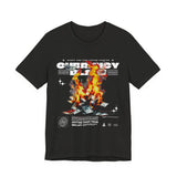 Currency Blaze Burning Money Graphic Unisex Jersey Short Sleeve Tee Bold Streetwear Flame Cash Statement T Shirt Urban Fashion