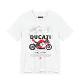 Italian Superbike Panigale Style Racing Motorcycle Graphic Unisex Heavy Cotton Tee Premium Streetwear T Shirt for Riders Bikers Enthusiasts and Everyday Wear