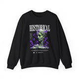 Historical Statue Graphic Premium Unisex Heavy Blend Crewneck Sweatshirt Vintage Aesthetic Streetwear Pullover