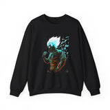 Limit Break Energy Unisex Sweatshirt Motivational Streetwear Power Graphic For Gym Lifestyle Anime Inspired Bold Confidence And Inner Focus