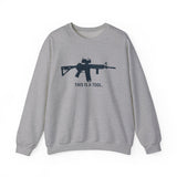 I Am The Weapon Unisex Sweatshirt Motivational Tactical Mindset Streetwear Bold Warrior Energy Graphic Pullover For Confidence Training Gym Wear Everyday Power Statement