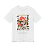 Beauty of Art Floral Collage Unisex Jersey Short Sleeve Tee Vintage Aesthetic Graphic Fashion Artistic Statement Streetwear T Shirt