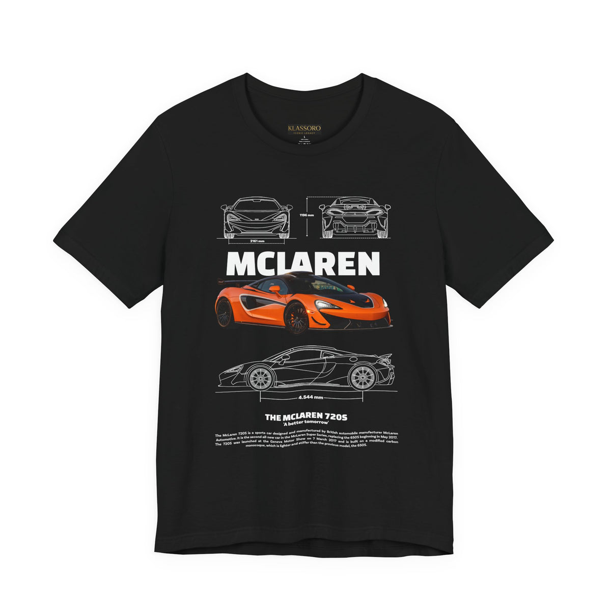 Orange Hypercar Blueprint Unisex Heavy Cotton Tee High Detail Automotive Art Streetwear Graphic for Car Enthusiasts and Daily Wear