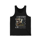 Fearless Devotion Unisex Jersey Tank Top Courage Loyalty Commitment Classical Art Symbolism Streetwear Muscle Shirt