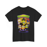 Halloween Cartoon Monsters Unisex Heavy Cotton Tee Fun Party Streetwear Spooky Graphic Shirt Perfect for Costume Nights and Fall Vibes