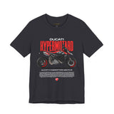 Italian Supermoto Inspired Hypermotard Style Motorcycle Graphic Unisex Heavy Cotton Tee Premium Racing Streetwear T Shirt for Riders Bikers Enthusiasts and Everyday Wear