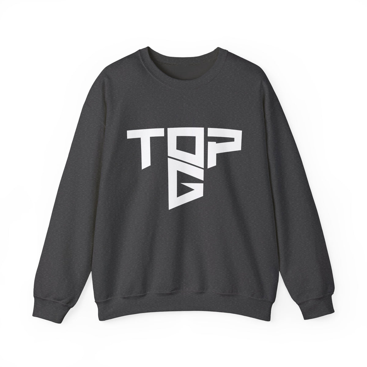 TopG Graphic Unisex Heavy Blend Crewneck Sweatshirt Black Motivational Hustler Streetwear Fitness Entrepreneur Alpha Mindset Pullover