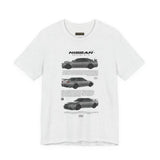 Japanese Performance Skyline Style Coupe Unisex Streetwear Tee High Speed Racing Car Graphic Shirt JDM Culture Drift Inspired Automotive Art Design Urban Fashion For Car Lovers