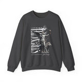 Inspire Strength Ignite Courage Unisex Crewneck Sweatshirt Premium Motivational Streetwear Bold Statue Graphic