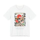 Beauty of Art Floral Collage Unisex Jersey Short Sleeve Tee Vintage Aesthetic Graphic Fashion Artistic Statement Streetwear T Shirt