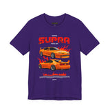 Japanese Turbo Legend Supra Inspired JDM Racing Graphic T Shirt Classic 90s Performance Car Streetwear Unisex Tee For Drift Track And Car Culture Fans