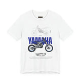 YZ Motocross Dirt Bike Blueprint Graphic Unisex Heavy Cotton Tee Off Road Racing Inspired Streetwear Gift for Riders and Bike Lovers