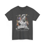 Sadness Graphic T Shirt Unisex Heavy Cotton Tee Greek Statue Art Design Emotional Aesthetic Streetwear Vintage Gothic Fashion Artistic Expression Top