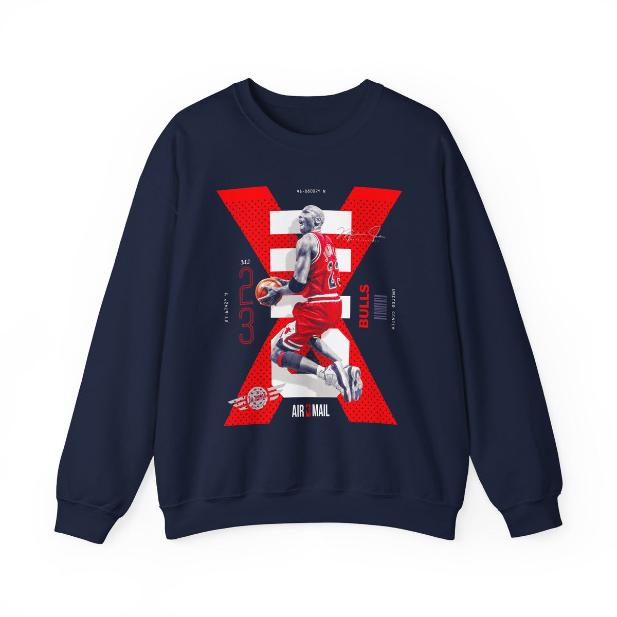 Air Ascent Unisex Sweatshirt Heavy Blend Motivational Streetwear Bold Red Black Athletic Design Premium Comfort Hustle Mindset Fashion For Achievers And Everyday Visionaries