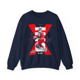 Air Ascent Unisex Sweatshirt Heavy Blend Motivational Streetwear Bold Red Black Athletic Design Premium Comfort Hustle Mindset Fashion For Achievers And Everyday Visionaries