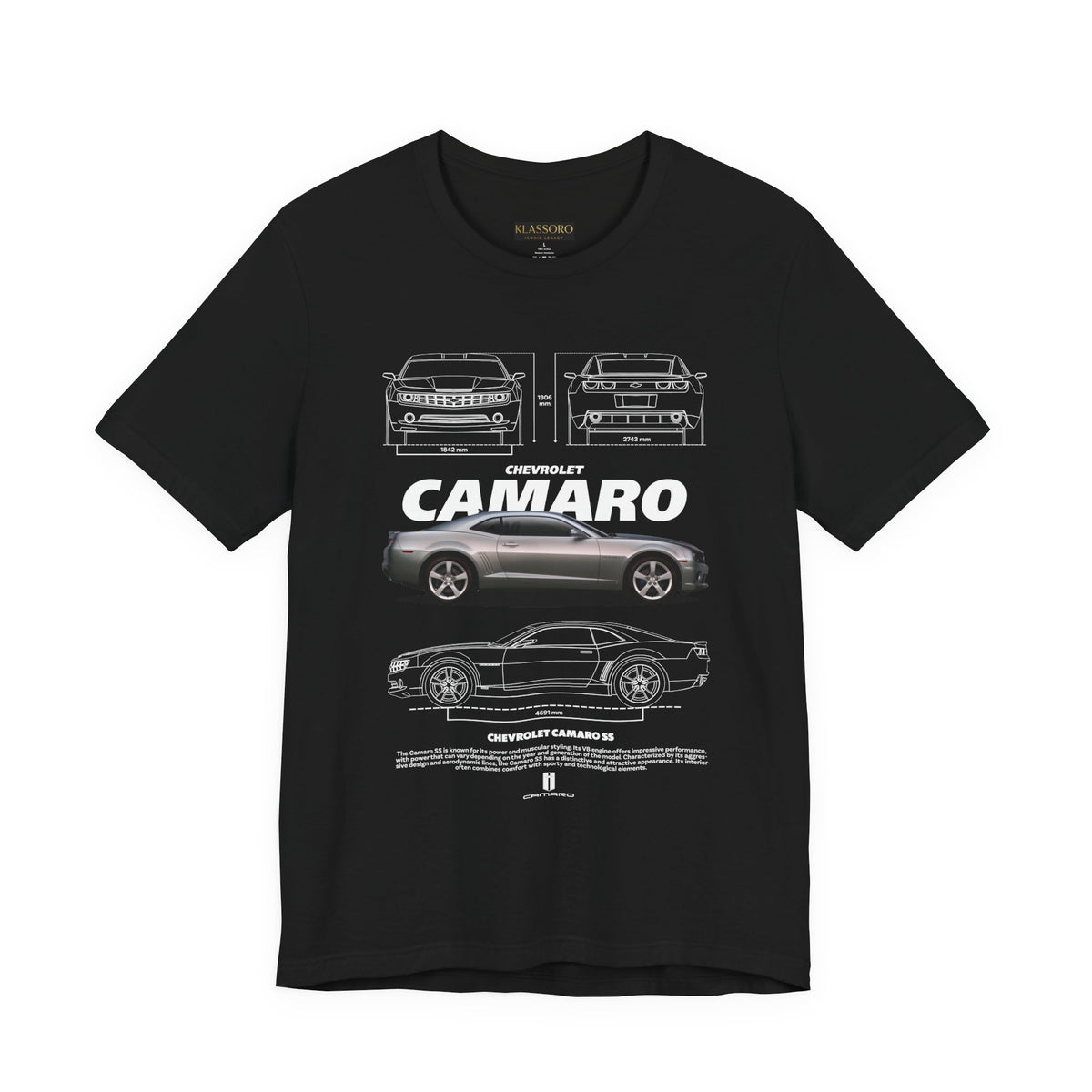 Iconic High Performance Muscle Car Blueprint Art Unisex Heavy Cotton Tee Premium Streetwear For Car Lovers Gearheads Collectors And Everyday Style