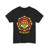Unisex Kathakali T Shirt Kerala Traditional Dance Art Graphic Tee Indian Culture Festival Onam Heritage Malayalam Performance Heavy Cotton Top