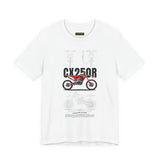 CX 250R Motocross Blueprint Graphic Tee Dirt Bike Racing Motorcycle T Shirt For Riders Off Road Enthusiasts Streetwear Gift For Bikers Motorsport Fans