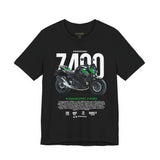 Kawasaki Z400 Naked Street Bike Graphic T Shirt Unisex Heavy Cotton Motorcycle Racing Streetwear Gift