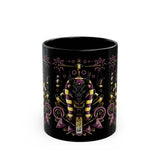 Anubis Balance God Ceramic Mug Egyptian Mythology Coffee Cup Cosmic Balance Design Spiritual Gift For Men And Women Perfect For Office Home Studio Tattoo Lovers And Ancient Art Collectors