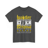 Hustler Original Money Maker Unisex Heavy Cotton Tee Streetwear Graphic Bold Dollar Bill Print Motivational Entrepreneur T Shirt