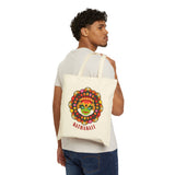 Kathakali Tote Bag Kerala Traditional Dance Art Canvas Bag Indian Culture Onam Festival Malayalam Heritage Ethnic Graphic Reusable Shopping Bag