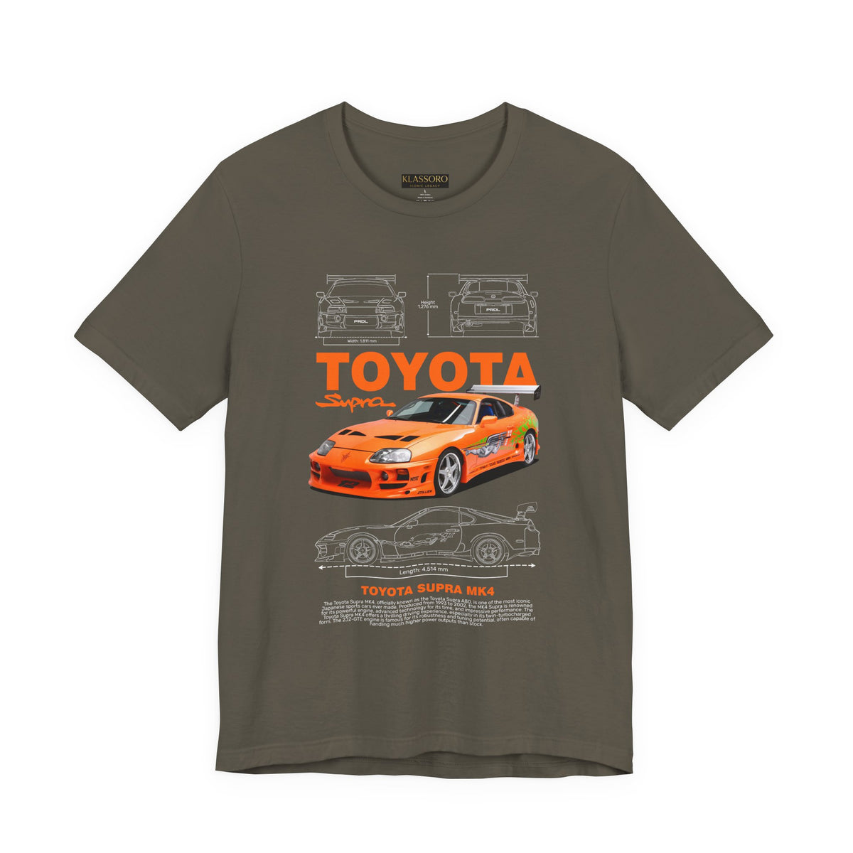 Legendary Turbo JDM MK4 Street Racer Unisex Heavy Cotton Tee Retro Tuner Car Graphic Shirt