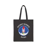 Rocket Science Rocks Tote Bag Space Exploration STEM Education Astronomy Science Lover Nerd Geek Astronaut Eco Friendly Durable Reusable Canvas Shopping Bag