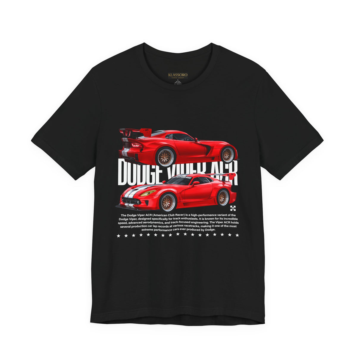 American Track Beast V10 ACR Inspired Supercar Graphic T Shirt High Performance Muscle Racing Design Unisex Streetwear Motorsport Car Enthusiast Tee
