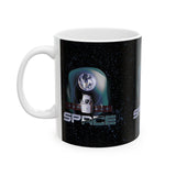 Space Exploration Ceramic Mug Coffee Cup Galaxy Earth Spaceship Astronomy Inspired Cosmic Universe Science Lover Nerd Geek Astronaut Teacher Gift