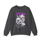 Unisex Heavy Blend Crewneck Sweatshirt Apocalypse Chaos Graphic Pullover Black Greek Statue Vaporwave Streetwear Bold Futuristic Artistic Fashion Outfit