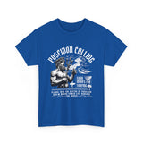 Poseidon Calling Surfing Ocean Waves Graphic Unisex Heavy Cotton Tee Greek God Poseidon Inspired Surf Streetwear T Shirt