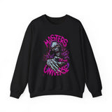 Masters Of Power Realm Sweatshirt Cosmic Skull Energy Design Unisex Premium Streetwear Bold Winter Essential For Fearless Dreamers And Gothic Art Lovers