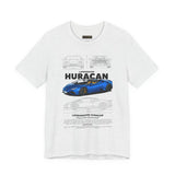 Exotic Blue Supercar Roadster Blueprint Art Unisex Heavy Cotton Tee Premium Streetwear Car Enthusiast Gift Performance Inspired Design Shirt