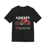 Ducati Inspired Streetfighter Superbike Graphic Unisex Heavy Cotton Tee Premium Racing Streetwear T Shirt for Riders Bikers Enthusiasts and Everyday Wear