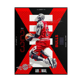 Air Ascent Glossy Poster Collector Edition Bold Motivational Wall Art Red Black Athletic Energy Modern Design For Gym Rooms Studios Offices And Ambitious Dreamers