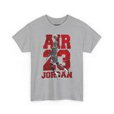 Air Jordan Sky Legend Unisex Heavy Cotton Tee Bold Athletic Streetwear Design Inspirational Basketball Dunk Artwork Motivational Sports Graphic Tee For Dreamers And Hustlers