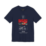 Italian Superbike 1199 Inspired Racing Motorcycle Blueprint Graphic Unisex Heavy Cotton Tee Premium Streetwear T Shirt for Riders Bikers Enthusiasts and Everyday Wear