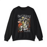 My Heart Is Beating Floral Anatomy Collage Unisex Heavy Blend Crewneck Sweatshirt Vintage Abstract Graphic Bold Artistic Streetwear Pullover