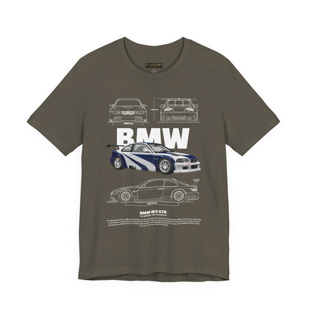 Blue Track Ready Performance Coupe Artwork Unisex Heavy Cotton Tee High Speed Racing Inspired Streetwear Graphic Shirt For Car Enthusiasts And Motorsport Art Fans