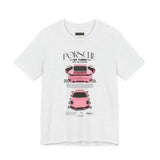 Luxury Pink Turbo Sports Car Inspired Graphic T Shirt Premium Supercar Aesthetic Streetwear Unisex Tee High Performance Auto Art Fashion For Car Lovers