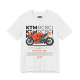 KTM RC 8C Track Inspired Unisex Heavy Cotton Tee Racing Superbike Graphic Streetwear Motorsport Fan T Shirt