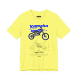 Yamaha YZ125 Inspired Motocross Blueprint Unisex Heavy Cotton Tee Dirt Bike Racing Graphic Shirt Streetwear Gift For Riders