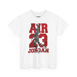 Air Jordan Sky Legend Unisex Heavy Cotton Tee Bold Athletic Streetwear Design Inspirational Basketball Dunk Artwork Motivational Sports Graphic Tee For Dreamers And Hustlers