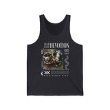 Fearless Devotion Unisex Jersey Tank Top Courage Loyalty Commitment Classical Art Symbolism Streetwear Muscle Shirt